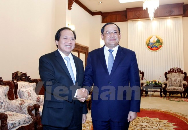Vietnam-Laos : renforcement de la coopération dans l'information et la communication ảnh 1 Vietnam-Laos : renforcement de la coopération dans l'information et la communication ảnh 1