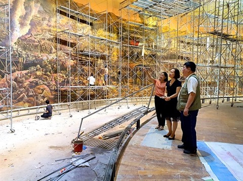 Un tableau panoramique faire revivre la bataille de Diên Biên Phu ảnh 1 Un tableau panoramique faire revivre la bataille de Diên Biên Phu ảnh 1
