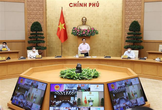 COVID-19 : le PM se réunit avec Tien Giang et Kien Giang ảnh 1 COVID-19 : le PM se réunit avec Tien Giang et Kien Giang ảnh 1