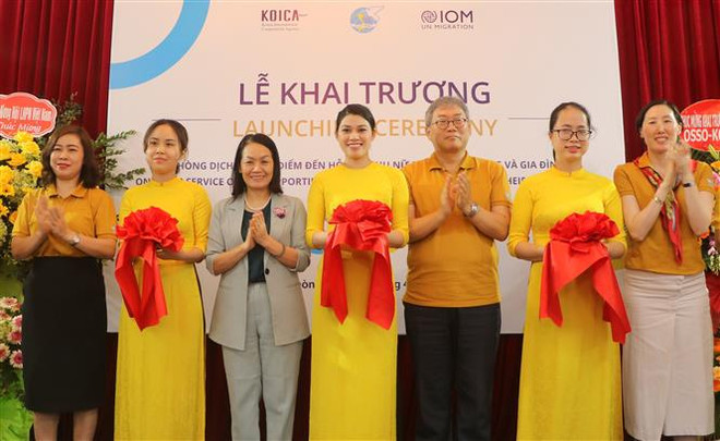 Hai Phong : inauguration d’un bureau de service pour soutenir les femmes migrantes rapatriées ảnh 1 Hai Phong : inauguration d’un bureau de service pour soutenir les femmes migrantes rapatriées ảnh 1