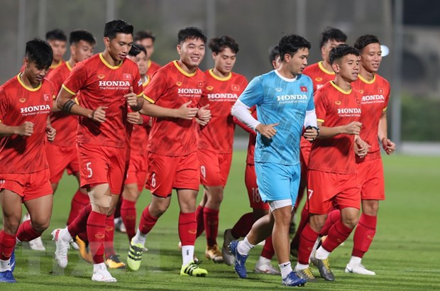 Football : dépistage du COVID-19 avant le match amical Vietnam-Jordanie ảnh 1