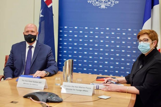 Mer Orientale: France et Australie s'opposent à toute action susceptible d'exacerber les tensions ảnh 1 Mer Orientale: France et Australie s'opposent à toute action susceptible d'exacerber les tensions ảnh 1