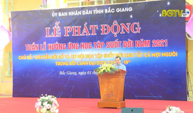 Bac Giang : Lancement de la Semaine de l'apprentissage tout au long de la vie 2021 ảnh 1 Bac Giang : Lancement de la Semaine de l'apprentissage tout au long de la vie 2021 ảnh 1