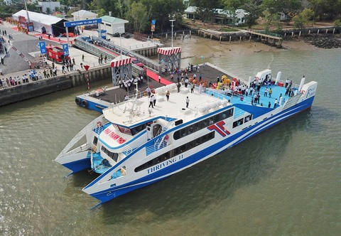 Lancement du ferry maritime entre Cân Gio et Vung Tàu ảnh 1 Lancement du ferry maritime entre Cân Gio et Vung Tàu ảnh 1