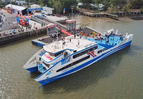 Lancement du ferry maritime entre Cân Gio et Vung Tàu ảnh 1