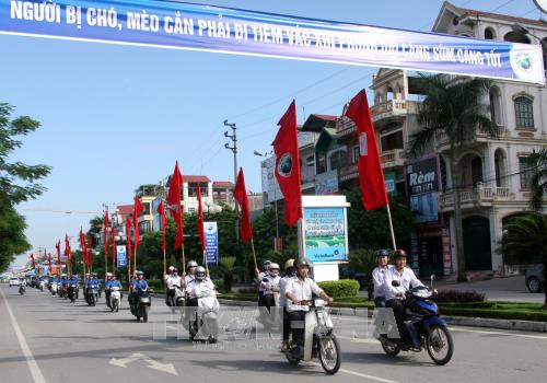 Meeting en écho de la Journée mondiale contre la rage à Bac Giang ảnh 1 Meeting en écho de la Journée mondiale contre la rage à Bac Giang ảnh 1