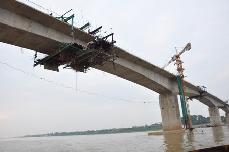 Nam Dinh : Mise en chantier du pont Thinh Long ảnh 1 Nam Dinh : Mise en chantier du pont Thinh Long ảnh 1
