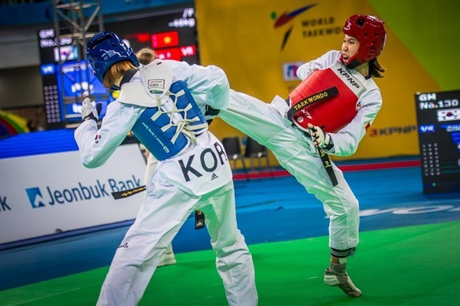 Taekwondo : Kim Tuyen remporte une médaille d’argent aux Grand Prix Series 2017 ảnh 1 Taekwondo : Kim Tuyen remporte une médaille d’argent aux Grand Prix Series 2017 ảnh 1