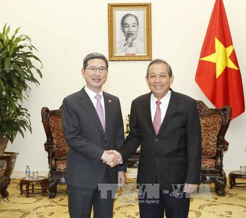 Le Vietnam souhaite approfondir les liens avec la R. de Corée ảnh 1 Le Vietnam souhaite approfondir les liens avec la R. de Corée ảnh 1