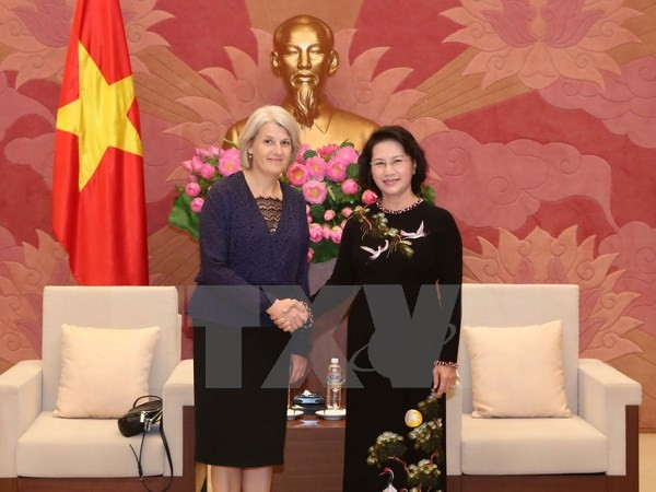 La présidente de l’Assemblée nationale reçoit les ambassadrices du Danemark et de Suède ảnh 1 La présidente de l’Assemblée nationale reçoit les ambassadrices du Danemark et de Suède ảnh 1