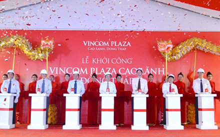 Mise en chantier d’un centre commercial Vincom à Dong Thap ảnh 1 Mise en chantier d’un centre commercial Vincom à Dong Thap ảnh 1