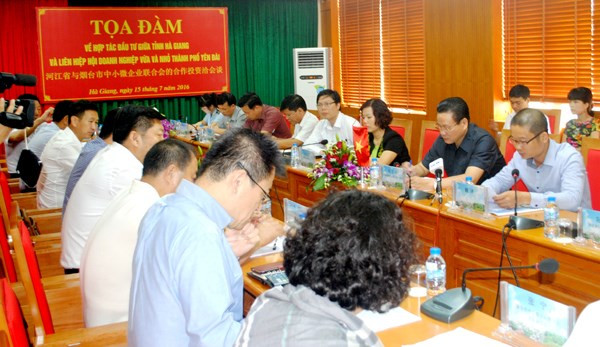 Des entreprises chinoises sondent les opportunités d’investissement à Hà Giang ảnh 1 Des entreprises chinoises sondent les opportunités d’investissement à Hà Giang ảnh 1