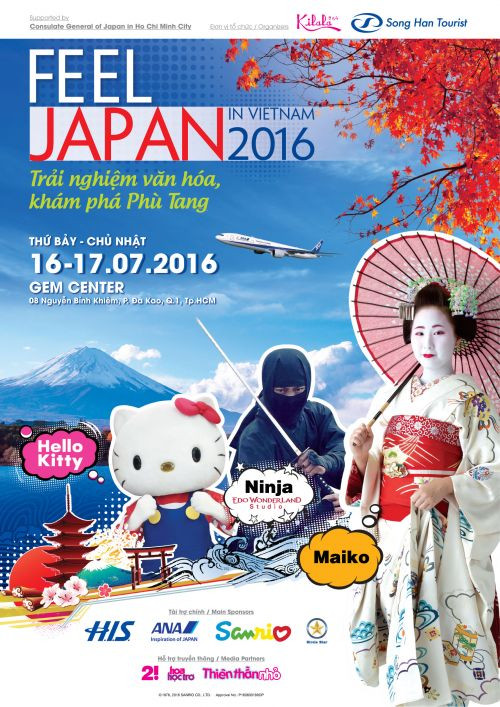 Le festival "Feel Japan in Vietnam 2016" à Ho Chi Minh-Ville ảnh 1 Le festival "Feel Japan in Vietnam 2016" à Ho Chi Minh-Ville ảnh 1