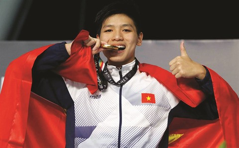 Kim Son, le diamant brut de la natation vietnamienne ảnh 1 Kim Son, le diamant brut de la natation vietnamienne ảnh 1