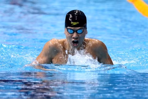 Kim Son, le diamant brut de la natation vietnamienne ảnh 3