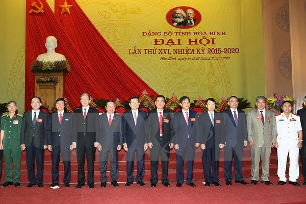 Le chef de l'État au 16e Congrès du PCV pour Hoa Binh ảnh 1 Le chef de l'État au 16e Congrès du PCV pour Hoa Binh ảnh 1