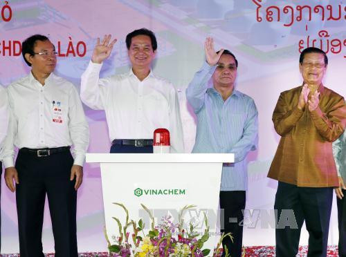 Le Vietnam et le Laos lancent un grand projet d’exploitation minière ảnh 1 Le Vietnam et le Laos lancent un grand projet d’exploitation minière ảnh 1