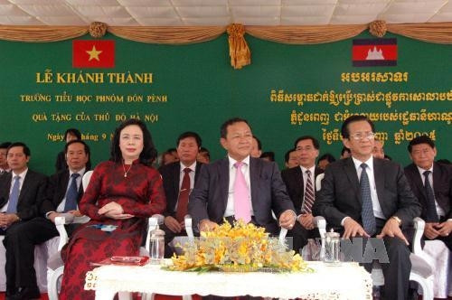 Le Cambodge inaugure l’école financée par la ville de Hanoi ảnh 1 Le Cambodge inaugure l’école financée par la ville de Hanoi ảnh 1