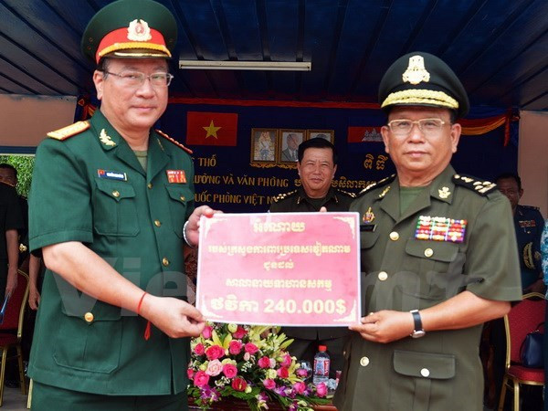 Mise en chantier d'un ouvrage financé par le Vietnam pour l'Armée cambodgienne ảnh 1 Mise en chantier d'un ouvrage financé par le Vietnam pour l'Armée cambodgienne ảnh 1