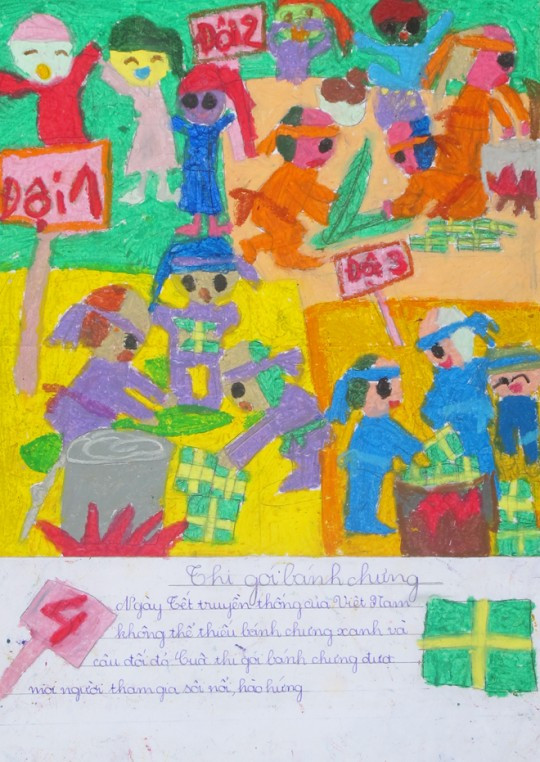 Lancement d'un concours de dessins des enfants asiatiques ảnh 1 Lancement d'un concours de dessins des enfants asiatiques ảnh 1