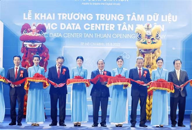 Inauguration du centre de données CMC Tân Thuân à Hô Chi Minh-Ville ảnh 1