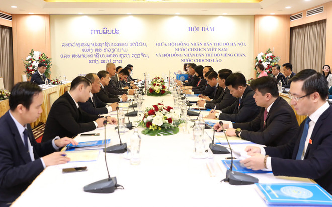 Hanoi et Vientiane partagent des expériences de travail des organes élus ảnh 1 Hanoi et Vientiane partagent des expériences de travail des organes élus ảnh 1