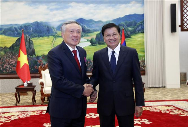 Le président de la Cour populaire suprême du Vietnam effectue une visite de travail au Laos ảnh 1 Le président de la Cour populaire suprême du Vietnam effectue une visite de travail au Laos ảnh 1
