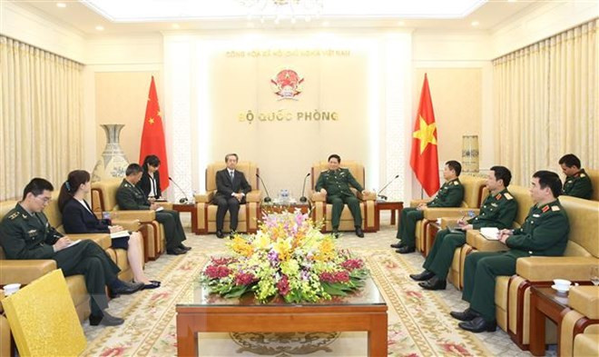 Le général Ngô Xuân Lich reçoit le nouvel ambassadeur de Chine au Vietnam ảnh 1 Le général Ngô Xuân Lich reçoit le nouvel ambassadeur de Chine au Vietnam ảnh 1