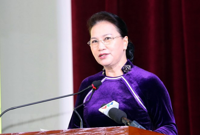 Nguyên Thi Kim Ngân au 55e anniversaire de l’Académie des finances ảnh 1 Nguyên Thi Kim Ngân au 55e anniversaire de l’Académie des finances ảnh 1