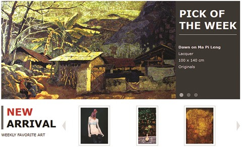 Le marché de la peinture surfe sur la vague Internet ảnh 1 Le marché de la peinture surfe sur la vague Internet ảnh 1