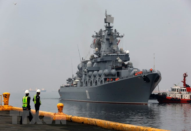Des navires de la marine russe visitent les Philippines ảnh 1 Des navires de la marine russe visitent les Philippines ảnh 1