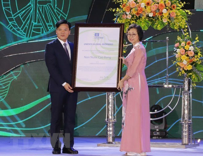 Géoparc de Non Nuoc Cao Bang : le label Géoparc mondial UNESCO est renouvelé ảnh 1 Géoparc de Non Nuoc Cao Bang : le label Géoparc mondial UNESCO est renouvelé ảnh 1