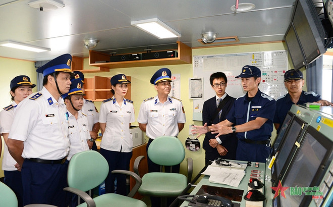 Les forces des garde-côtes du Vietnam et du Japon partagent des expériences ảnh 1 Les forces des garde-côtes du Vietnam et du Japon partagent des expériences ảnh 1