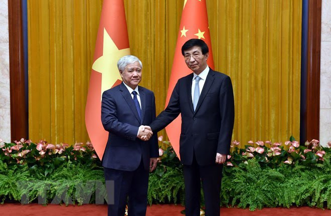 Fête nationale chinoise: le président du Comité central du FPV félicite le président de la CCPPC ảnh 1 Fête nationale chinoise: le président du Comité central du FPV félicite le président de la CCPPC ảnh 1
