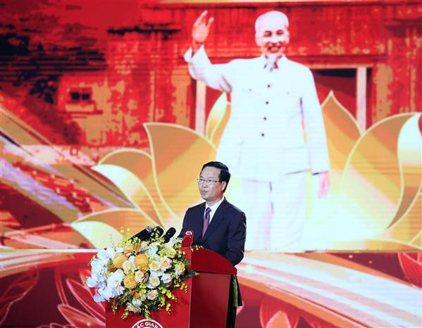 La province de Bac Giang célèbre le 60e anniversaire de la visite du Président Hô Chi Minh ảnh 1 La province de Bac Giang célèbre le 60e anniversaire de la visite du Président Hô Chi Minh ảnh 1