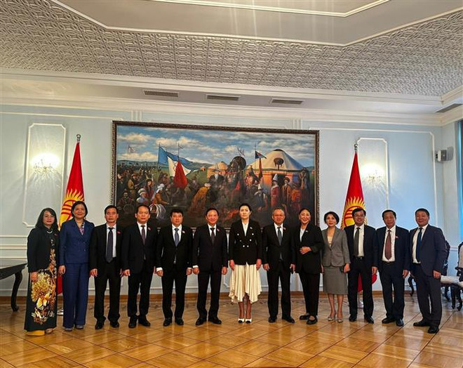 Le vice-président de l'AN Nguyen Khac Dinh en visite au Kirghizistan ảnh 1 Le vice-président de l'AN Nguyen Khac Dinh en visite au Kirghizistan ảnh 1