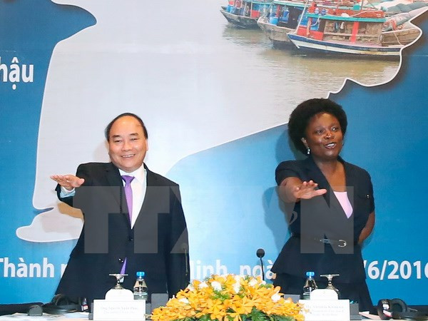 Le PM Nguyen Xuan Phuc au Forum du delta du Mékong 2016 ảnh 1 Le PM Nguyen Xuan Phuc au Forum du delta du Mékong 2016 ảnh 1