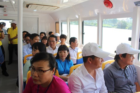 Hô Chi Minh-Ville lance sa première ligne de navette fluviale ảnh 2 Hô Chi Minh-Ville lance sa première ligne de navette fluviale ảnh 2