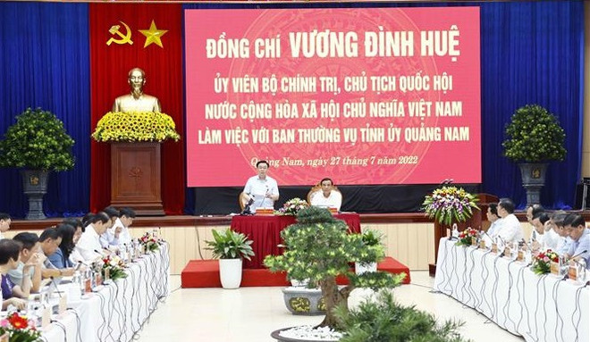 Le président de l’Assemblée nationale en visite de travail à Quang Nam ảnh 1 Le président de l’Assemblée nationale en visite de travail à Quang Nam ảnh 1