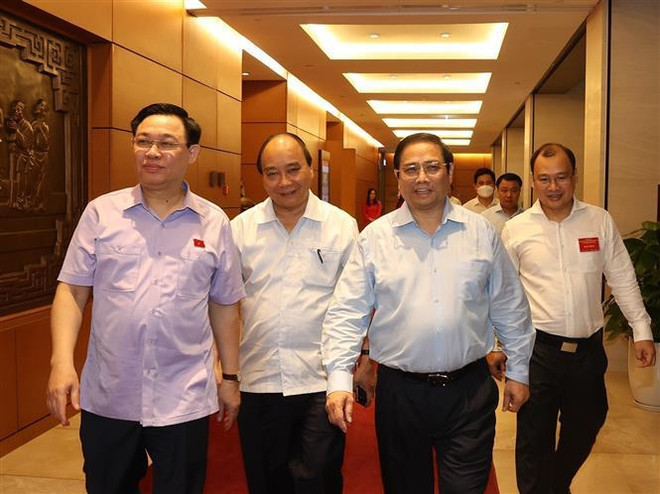 Conférence nationale sur la Résolution du 5e Plénum du Comité central du Parti ảnh 2 Conférence nationale sur la Résolution du 5e Plénum du Comité central du Parti ảnh 2