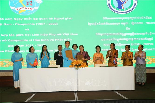 Coopération renforcée entre des organisations des femmes du Vietnam et du Cambodge ảnh 1 Coopération renforcée entre des organisations des femmes du Vietnam et du Cambodge ảnh 1