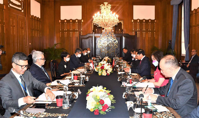Le ministre des Affaires étrangères Bui Thanh Son rencontre le président indonésien Joko Widodo ảnh 2 Le ministre des Affaires étrangères Bui Thanh Son rencontre le président indonésien Joko Widodo ảnh 2