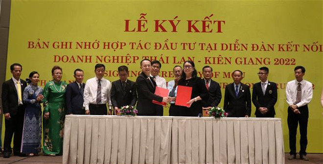 Kien Giang renforce la coopération avec des entreprises thaïlandaises ảnh 1 Kien Giang renforce la coopération avec des entreprises thaïlandaises ảnh 1