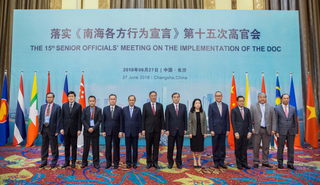 La 15e réunion des hauts officiels de l’ASEAN et de la Chine sur l’application de la DOC ảnh 1 La 15e réunion des hauts officiels de l’ASEAN et de la Chine sur l’application de la DOC ảnh 1