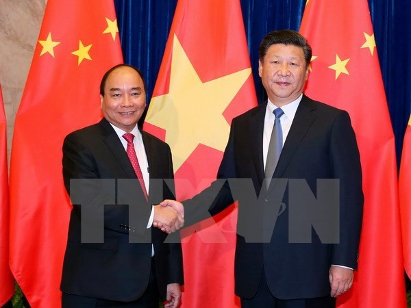 Entrevue Nguyen Xuan Phuc - Xi Jinping ảnh 1 Entrevue Nguyen Xuan Phuc - Xi Jinping ảnh 1