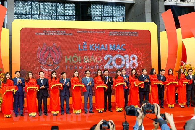 La Fête nationale de la presse 2018 s’ouvre à Hanoi ảnh 1 La Fête nationale de la presse 2018 s’ouvre à Hanoi ảnh 1