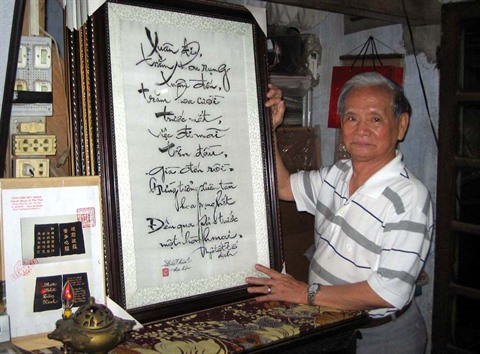 Lê Van Kinh, le symbole de la broderie vietnamienne ảnh 2 Lê Van Kinh, le symbole de la broderie vietnamienne ảnh 2