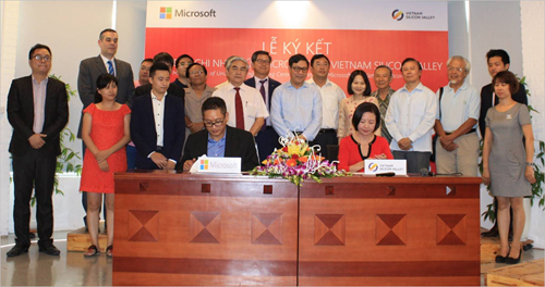Microsoft Vietnam et Vietnam Silicon Valley signent un protocole ảnh 1 Microsoft Vietnam et Vietnam Silicon Valley signent un protocole ảnh 1