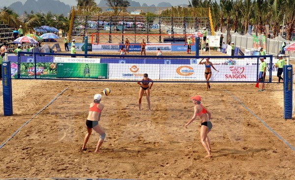 Tournoi de volley-ball de plage feminin d’Asie 2017 à Can Tho ảnh 1