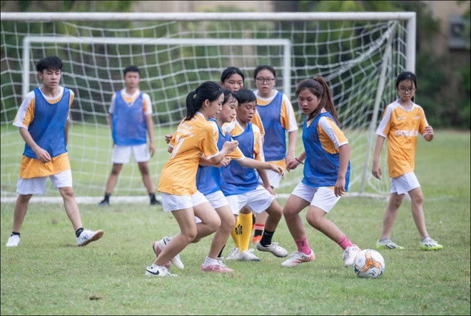 Match de football "Rêve orange" : pour un avenir sûr pour les femmes et les enfants ảnh 1 Match de football "Rêve orange" : pour un avenir sûr pour les femmes et les enfants ảnh 1